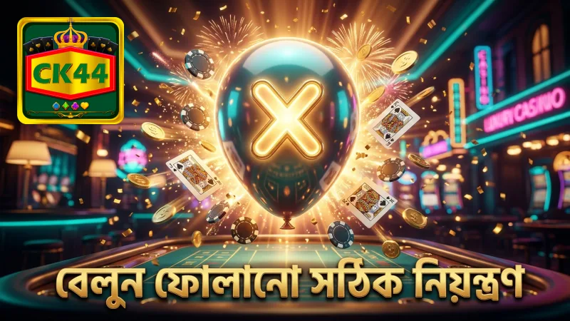 বেলুন ফোলানোতে হোল্ড টু ইনফ্লেট বাটন ব্যবহার করুন সাবধানে