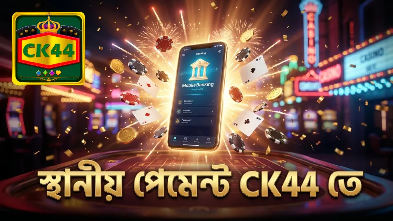 স্থানীয় পেমেন্ট অপশন দিয়ে CK44 তে দ্রুত অ্যাকাউন্টে প্রবেশ