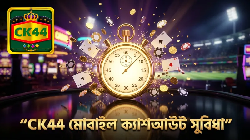 মোবাইল থেকে দ্রুত ক্যাশআউটের মাধ্যমে খেলার সুবিধা বাড়ায় CK44।
