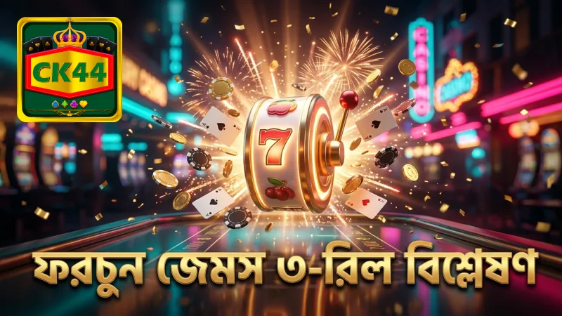 ফরচুন জেমসের ৩-রিল ও মাল্টিপ্লায়ার হুইলের গঠন বিশ্লেষণ।