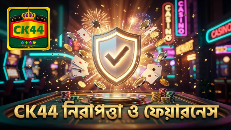 দায়িত্বশীল গেমিংয়ে CK44 নিরাপত্তা ও ফেয়ারনেস নিশ্চিত করে