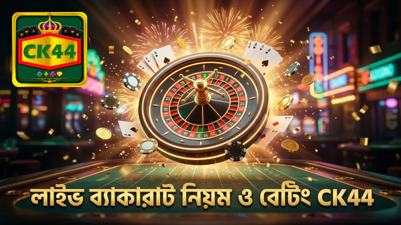 লাইভ ব্যাকারাটের নিয়ম ও বেটিং অপশন সম্পর্কে স্পষ্ট ধারণা