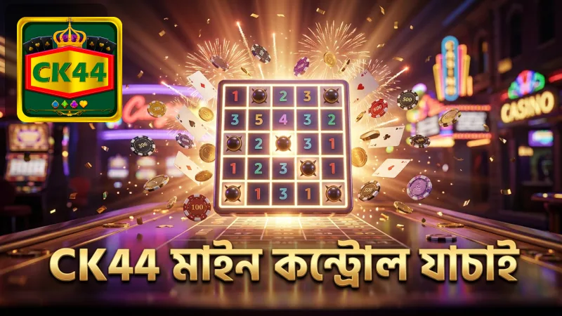 মাইন কাউন্ট অনুযায়ী জয়ের সম্ভাবনা CK44 দ্বারা যাচাই