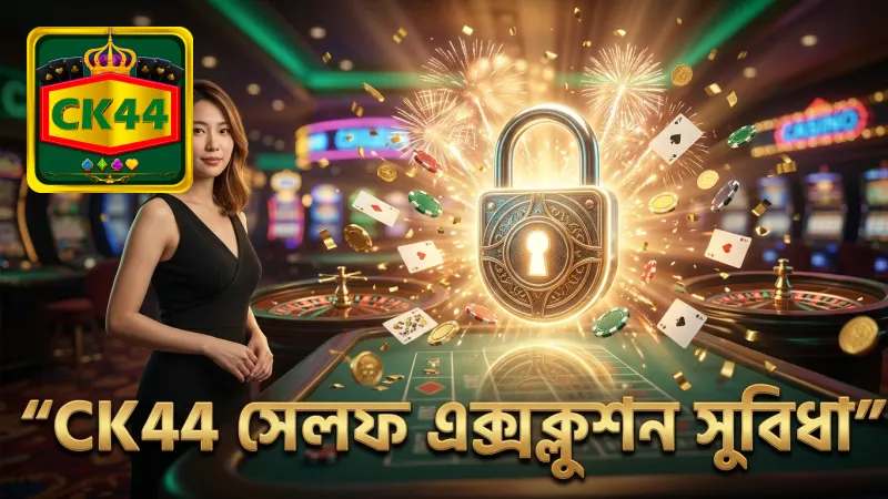 CK44-এ সেলফ-এক্সক্লুশন ও লিমিট ফিচার সহজলভ্য।