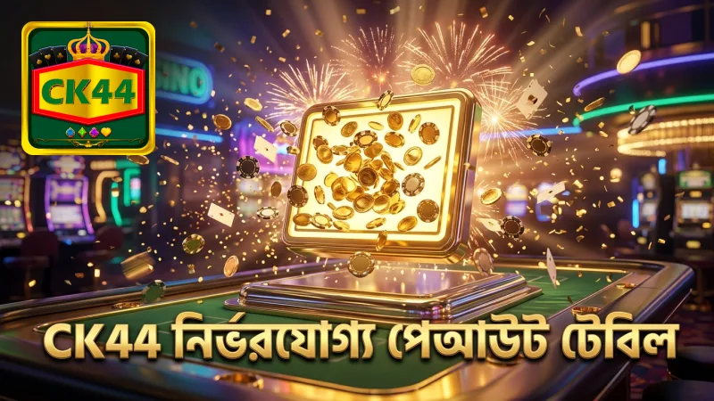 CK44 প্ল্যাটফর্মে পেআউট টেবিল স্পষ্ট ও নির্ভরযোগ্য