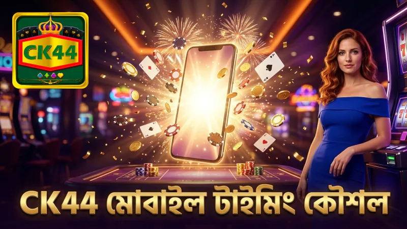 CK44 মোবাইল অ্যাপে সঠিক সময় ক্যাশআউট কৌশল প্রয়োগ।