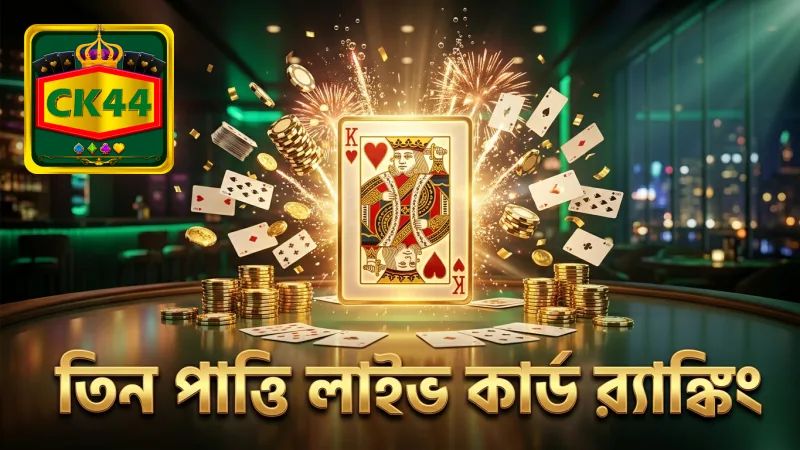তিন পাত্তি লাইভের সফলতার জন্য সঠিক কার্ড র্যাঙ্কিং জানা জরুরি