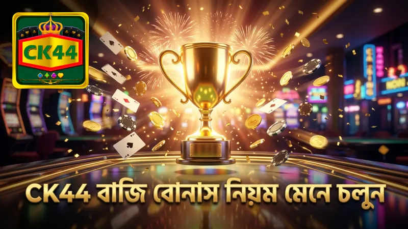 বাজি ও বোনাস ব্যবহারে CK44 এর স্পষ্ট নিয়ম অনুসরণ করুন।