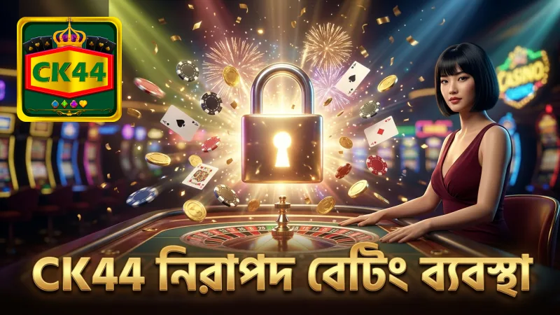CK44 প্ল্যাটফর্মে নিরাপদ বেটিংয়ের জন্য আধুনিক নিরাপত্তা ব্যবস্থা