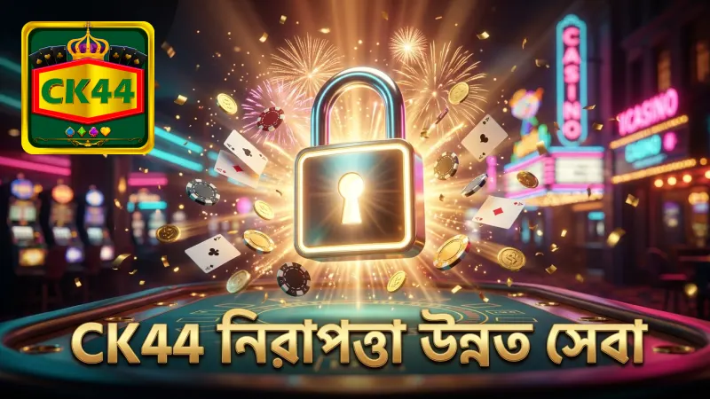 CK44 ক্যাসিনোর উন্নত নিরাপত্তা ব্যবস্থা খেলোয়াড়দের সুরক্ষিত রাখে